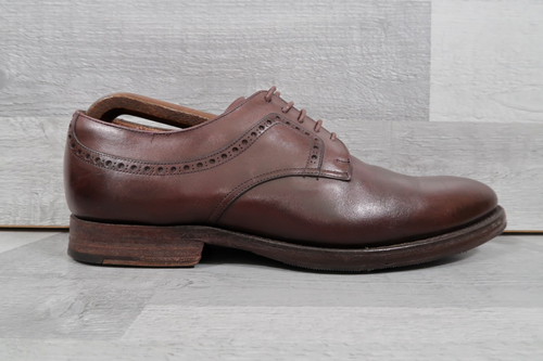 Church’s Derby Mens Shoes Brown Leather Custom Grade UK 10.5 EU 44.5 - Picture 4 of 13