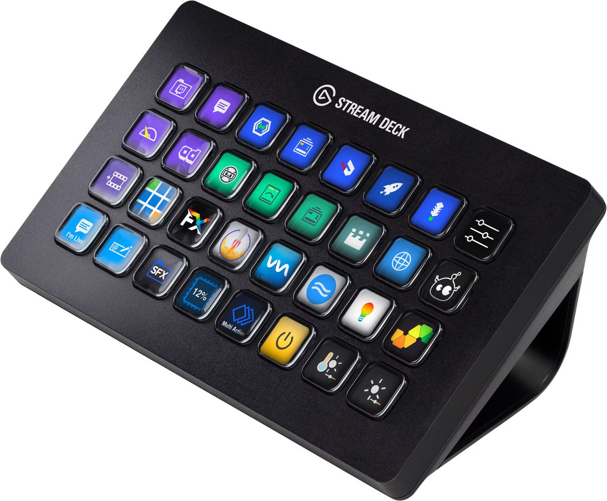 Elgato - Stream Deck XL Wired Keypad with Back Lighting Elgato - Stream Deck XL Wired Keypad with Back Lighting