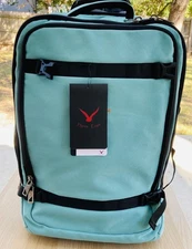 Hynes Eagle Convertible Rolling Backpack Travel 2-Wheels Carry-on Laptop Luggage