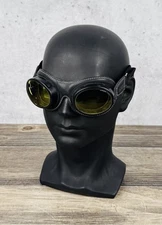 CEBE 500 Motorcycle Aviator Motorcycle Goggles Sunglasses Leather Padded