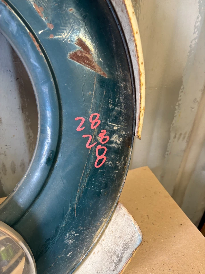 55 Nash Statesman Ambassador 1953 1954 1955 2 puertas cubierta de neumático de repuesto continental Foto 3 de 4