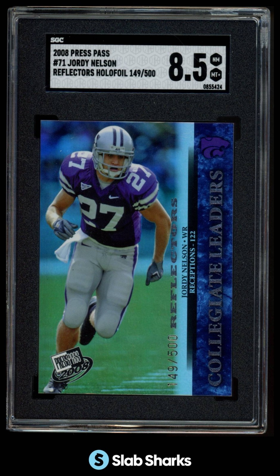 Jordy Nelson Press Pass #71 Reflectors