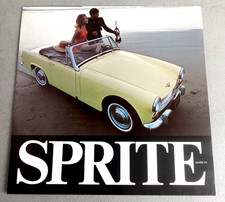 1968 Austin Healey SPRITE MARK IV Car Dealer Advertising Fold-Out Sales Brochure