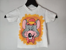 VINTAGE 1991 SHOWBIZ PIZZA CHUCK E CHEESE T-SHIRT KIDS YOUTH SIZE 2 - 4 