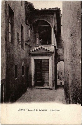 CPA Siena Casa di S.Caterina l'ingresso ITALY (802483) | eBay UK