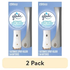 (2 pack) Glade Automatic Spray Holder, Air Freshener Spray, 10.2 oz, 1 Count