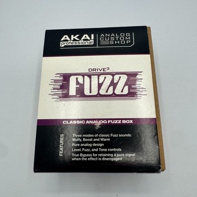Akai Professional Analog Custom Shop Fuzz Pedal - Tested