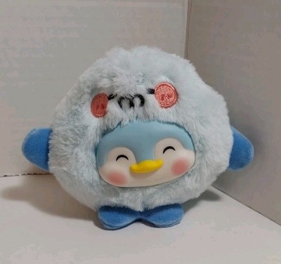Miniso Mini Pen Collection Penguin In Seal Costume Blue Plush