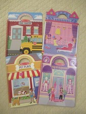 Melissa Doug Puffy Sticker Activity Books 4-Set See Description