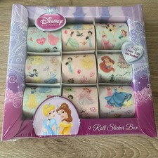 Disney Princess, 9 Sticker Rolls, Unused