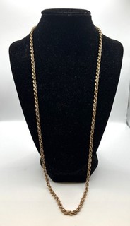 Pre Owned 9kt Gold Chain 27.5in Necklace 18.06 Grams