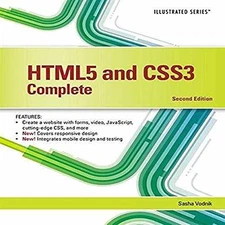 HTML5 and CSS3, Illustrated Complete - Paperback, by Vodnik Sasha - Acceptable n