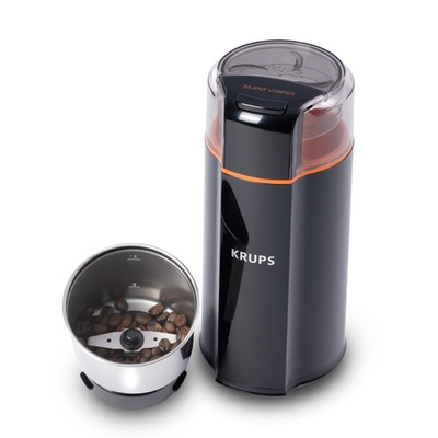 #ad Silent Vortex Electric Coffee Grinder: 3 oz Capacity 5x Quieter 175W Motor $76.07