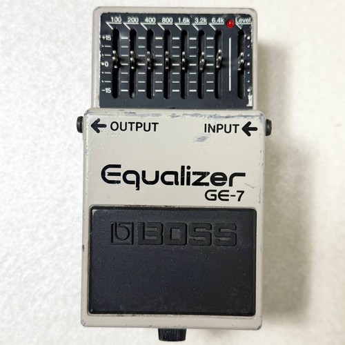BOSS GE-7 Equalizer 7 Band Guitar Effect Pedal Excellent JAPAN