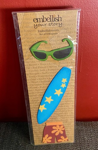 Roeda Embellish Your Story Strand Motiv Magnet Sommer Kühlschrank