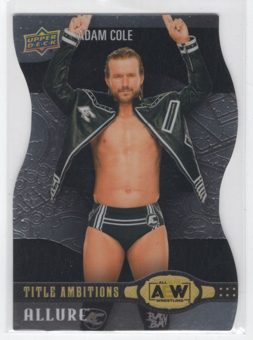 2022 Upper Deck Allure AEW Title Ambitions Adam Cole #TA-26