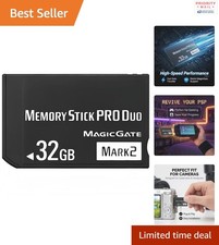 Memory Stick Pro Duo 32GB High Speed Class 10 Compatible with PSP Camera Use