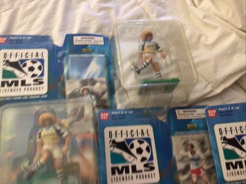 1996 Bandai/JOHN HARKES MLS Fußball Figur, Tag Ramos, Carlos Valderramo Lesen - Bild 3 von 8