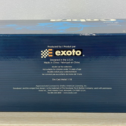 EXOTO 1/18 Shelby Cobra 289 V8 1963 1964 SCCA RLG18127 diecast model - Picture 3 of 20