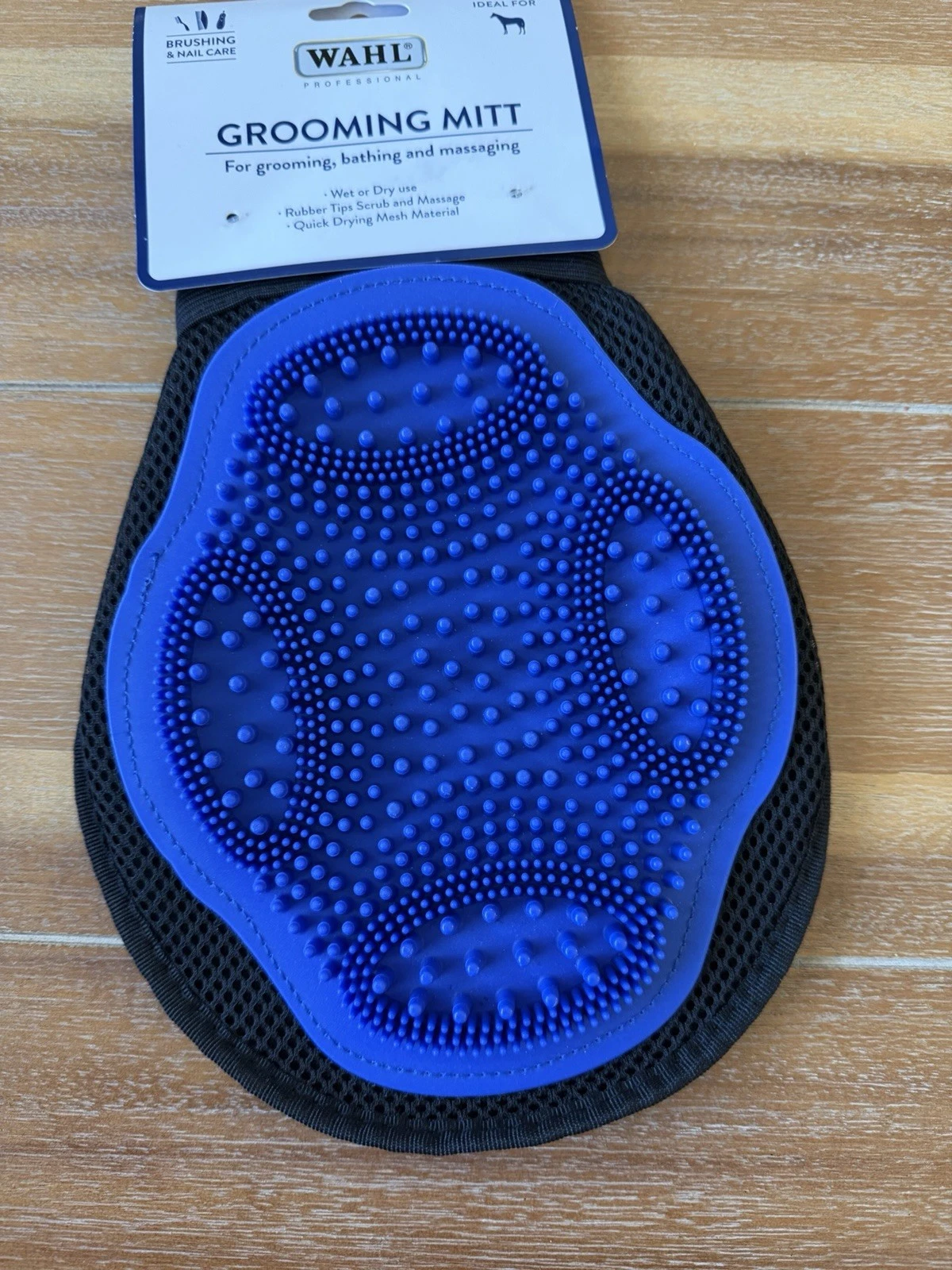 New Wahl Clipper Equine Grooming Mitt