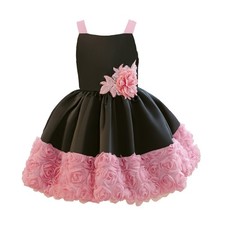 Princess Flower Tutu Dress Kids Girls Christmas Bridesmaid Pageant Brithday Prom