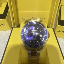 Invicta Pro Diver Automatic Date 40mm Blue Di...