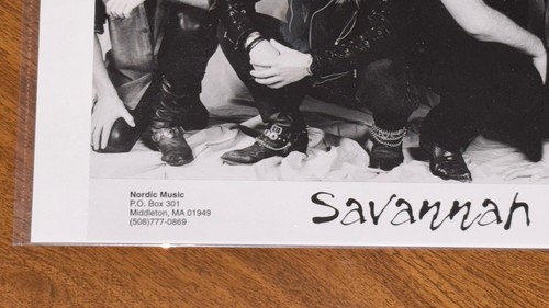 Savannah Band Foto 8x10" Nordic Music signiert Promoter Artikel - Bild 3 von 3