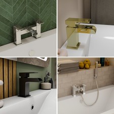 VeeBath Kelvin Bathroom Mixer Taps for Bath and Basin