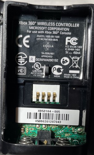 OEM Official Microsoft Xbox 360 Controller With Charging Cable *FREE SHIPPING* - Picture 11 of 12