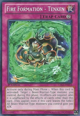 Fire Formation - Tenken - CBLZ-EN072 - Common - 1st Edition - Damaged