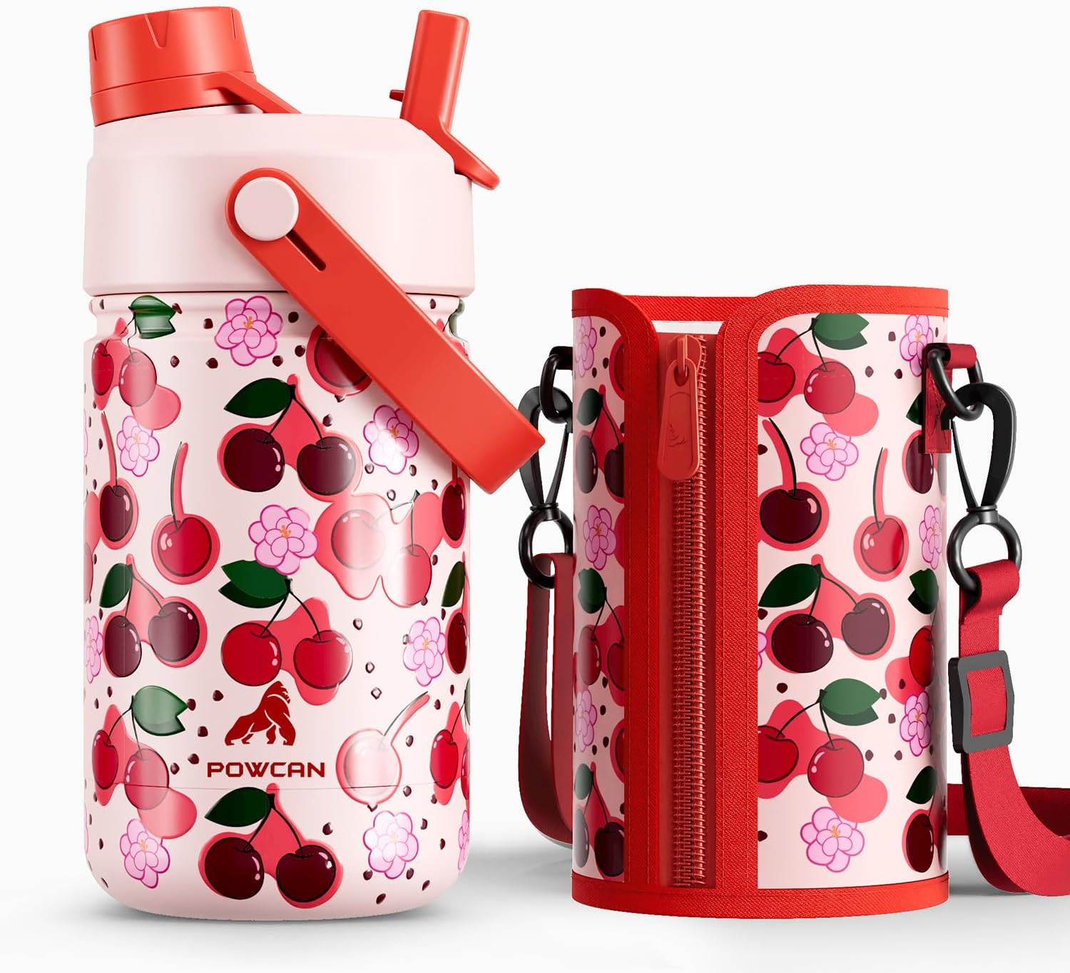For School: 2-in-1 Straw Spout Lid, Leakproof,