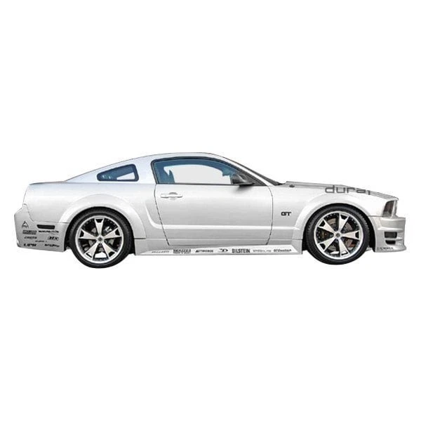 For Ford Mustang 05-09 Fender Flares GT500 Style Wide Body Fiberglass Front & — 第 3/4 张图片