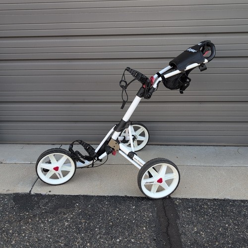 Clicgear Model 3.5+ Golf Push Pull Cart Three-Wheel White