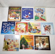 Christmas Books For Kids Lot 10 Picture Books Classroom Teacher Library Holiday