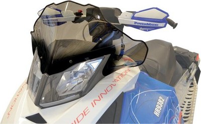 Powermadd Cobra Windshield Low 12'' Smoke/Black Fade #13412 Ski-Doo
