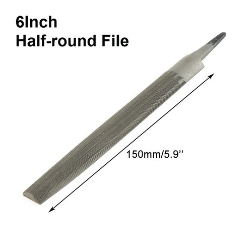 Brand New Grinding Tool Files 6 Inch Round Square Flat Triangular 150mm - Picture 5 of 36