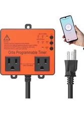 Wifi above Ground Pool Timer Switch, Ortis Smart Pool Timer with Smart Life App