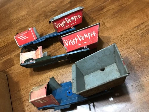 Parts Only Marx Popeye Dippy Dumper Windup Dump Truck Toy AS IS VINTAGE TOYS