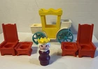 VTG Fisher Price Little People Castle Lot Carriage Thrones Queen