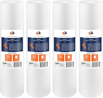 1 Micron Sediment Water Filter Cartridge 4-Pack for Whole House Systems