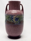 Early Roseville Baneda Pink 594-9 Vase, 9" Factory Original Pottery Mint