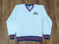 Pioneer Sports Vintage V-Neck Sweatshirt Large The White House Washington DC