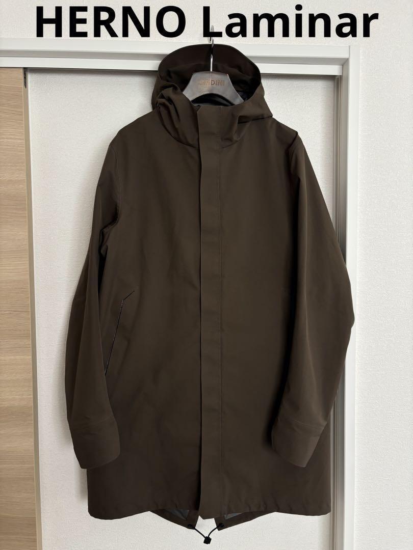 Herno Laminar M51 Mod Coat 46 Brown Gore-Tex Military Rare Herno Laminar M51 Mod Coat 46 Brown Gore-Tex Military Rare