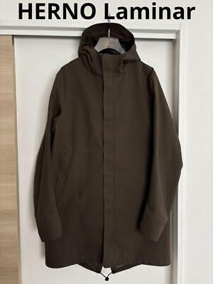 Herno Laminar M51 Mod Coat 46 Brown Gore-Tex Military Rare Herno Laminar M51 Mod Coat 46 Brown Gore-Tex Military Rare