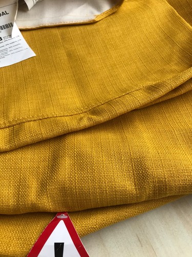 Ikea Henriksdal Skiftebo Yellow Chair Covers SET of 2 NEW 902.682.35 - Picture 4 of 4
