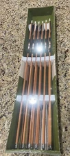 Ben Pearson Vintage Wood Arrows For Recurve full sealed dozen