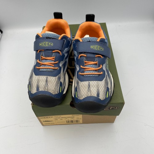 Zapatos de senderismo Keen Wanduro Speed para niños índigo/mandarina jóvenes talla 10 - 1028766 - Imagen 4 de 7