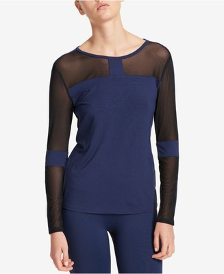 dkny mesh top