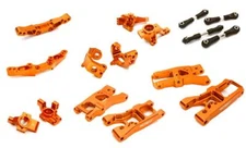Orange Billet Machined Suspension Conversion Upgrade for Traxxas 1/10 4-Tec 2.0