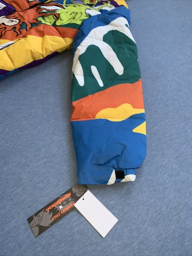 MEMBERS Only x Nickelodeon RUGRATS GIANT SCREEN AO ALL OVER HOODED JACKET - Picture 4 of 12